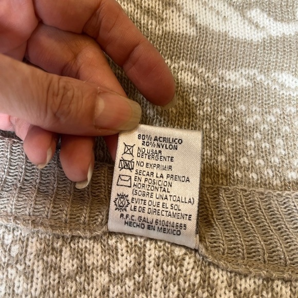 VINTAGE Abstract Pattern Women's Knit Sweater Vest - Picture 9 of 12